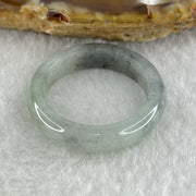 Type A Natural Grey Wuji with Lavender Piao Hua Jadeite Ring 3.52g 5.3. by 3.4mm US 9.2 HK 20.4 ( Close to Perfect ) - Huangs Jadeite and Jewelry Pte Ltd