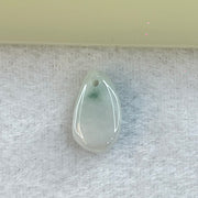 Type A Lavender and Green Piao Hua Jadeite Mini Tear Drop Pendant 1.36g 15.21 by 8.7 by 4.6mm - Huangs Jadeite and Jewelry Pte Ltd