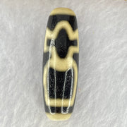 Natural Powerful Tibetan Old Oily Agate Cai Shen with Moon Sun Star Dzi Bead Heavenly Master (Tian Zhu) 财神天珠 8.91g 38.1 by 12.3mm - Huangs Jadeite and Jewelry Pte Ltd