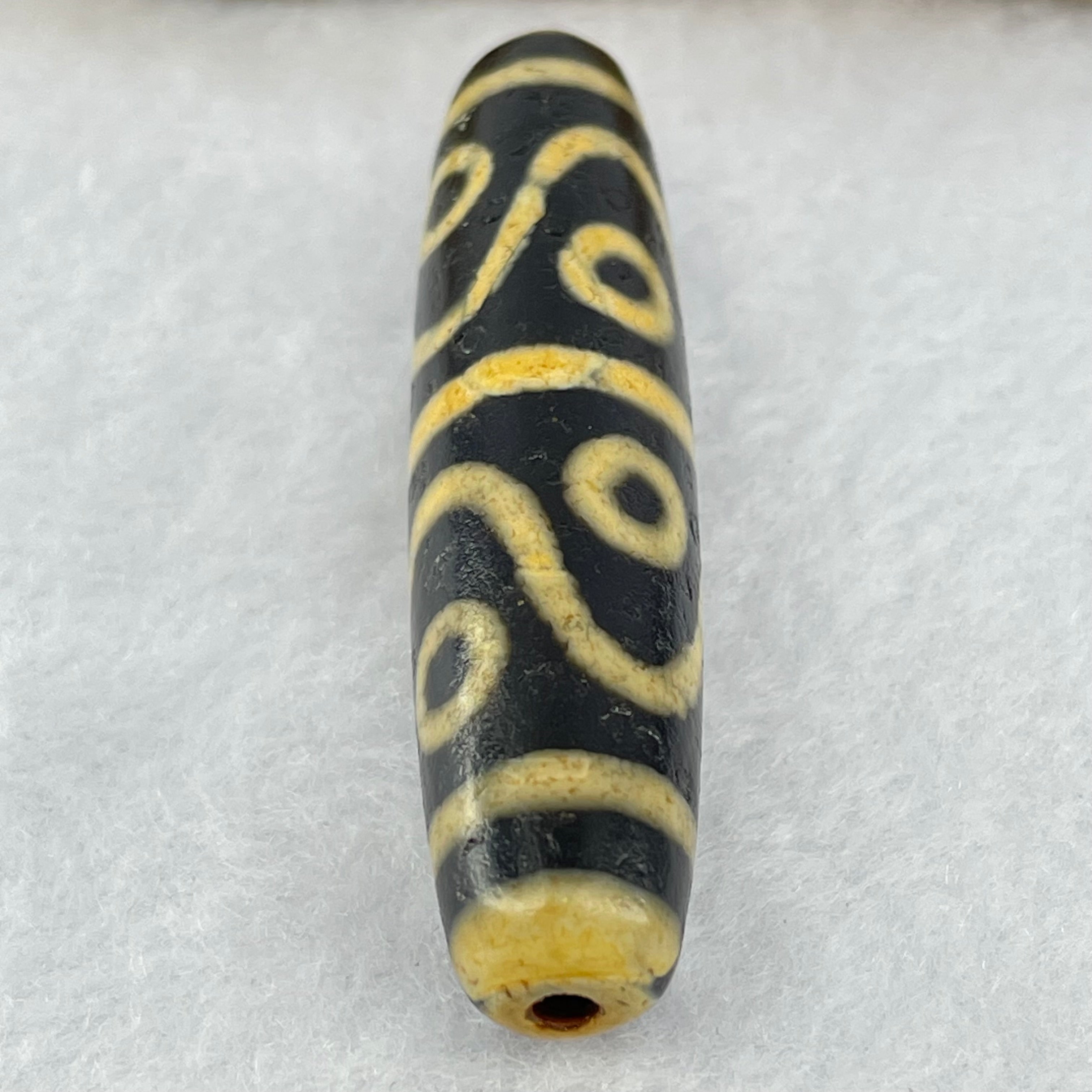 ありあ瑪瑙　如意蓮花天珠　8-63 赤朱砂水蓮花天珠36.8㎜ – 天然石屋 優月堂