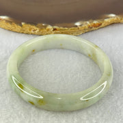 Type A Lavender and Green with Brown Patches Jadeite Bangle Internal Diameter 58.2mm 48.01g 12.3 by 7.6mm (Very Slight Internal Lines) - Huangs Jadeite and Jewelry Pte Ltd