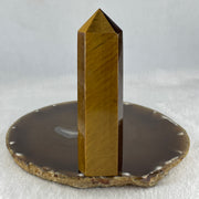 Good Grade Natural Yellow Tiger Eye Quartz Tower Display 142.38g 32.3 by 19.3 by 117.2mm - Huangs Jadeite and Jewelry Pte Ltd