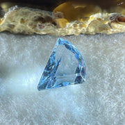 Natural Sky Blue Topaz Trillion Shape 6.20ct 13.6 by 10.8 by 6.8mm - Huangs Jadeite and Jewelry Pte Ltd