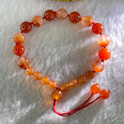 Natural Carnelian Agate Beads Bracelet 13.00g 13.5cm 8.1mm 24 Beads - Huangs Jadeite and Jewelry Pte Ltd