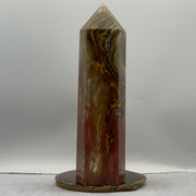 Red Yellow Cherry Quartz Tower Display 2,777.5g 83.2 by 70.9 by 290.0mm - Huangs Jadeite and Jewelry Pte Ltd