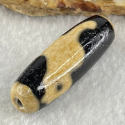 Natural Powerful Tibetan Old Oily Agate Dog Dzi Bead Heavenly Master (Tian Zhu) 狗天珠 9.11g 38.5 by 12.3mm - Huangs Jadeite and Jewelry Pte Ltd