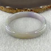 Type A Natural Lavender Jadeite Oval Bangle 29.01g Inner Diameter 52.0mm 10.1 by 6.2mm (Slight Internal Line) - Huangs Jadeite and Jewelry Pte Ltd