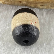 Natural Powerful Tibetan Old Oily Agate 1 Lines Dzi Bead Heavenly Master (Tian Zhu) 2.12g 13.9 by 10.0mm - Huangs Jadeite and Jewelry Pte Ltd