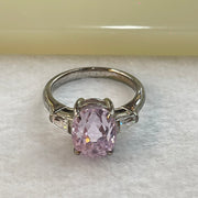 Natural Amethyst with Crystals in S925 Sliver Ring (Adjustable Size) 4.15g 10.5 by 8.1 by 7.9mm - Huangs Jadeite and Jewelry Pte Ltd
