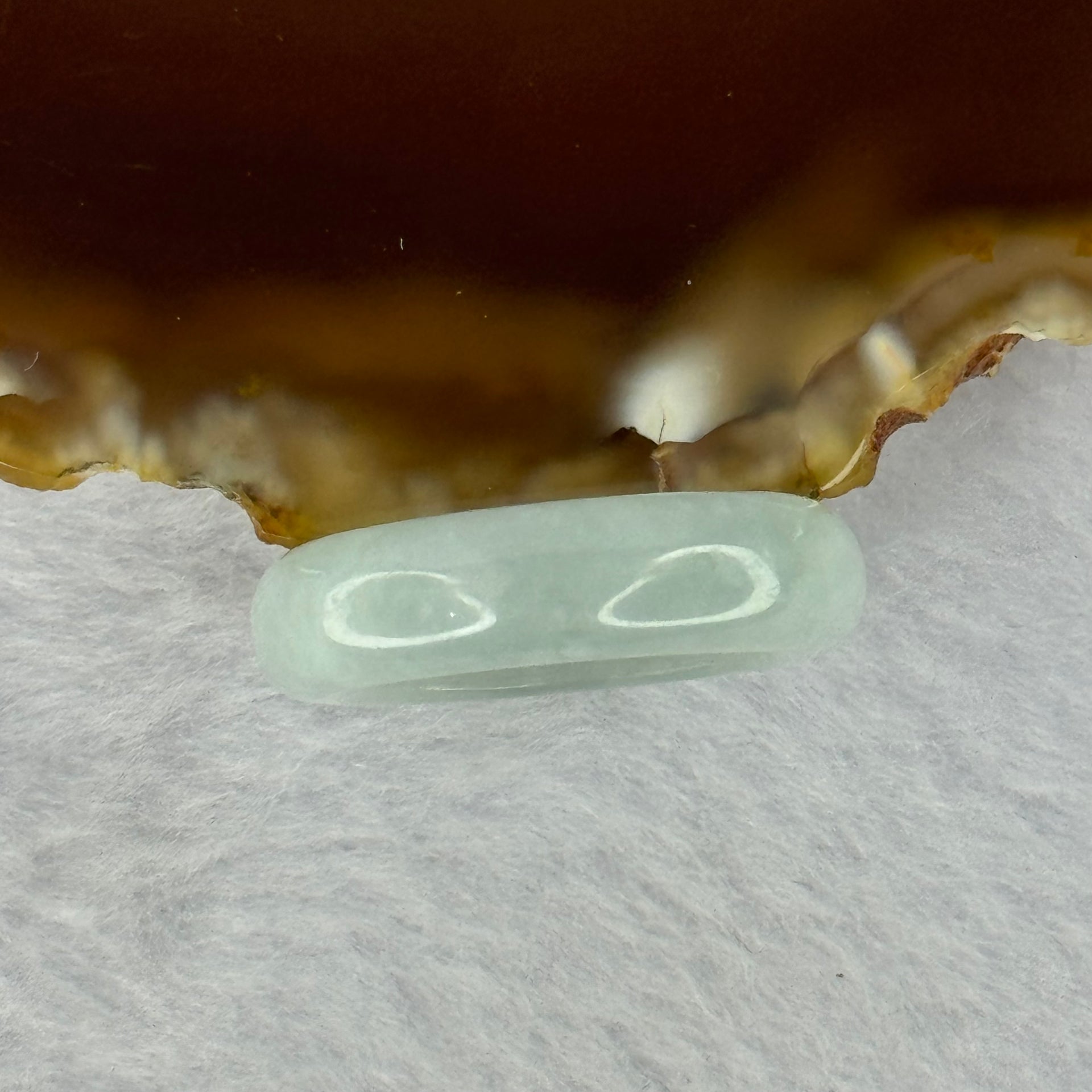 Type A Light Green Jadeite Ring 4.21g 6.2 by 3.8mm US6.75 HK15 - Huangs Jadeite and Jewelry Pte Ltd