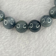 Good Grade Natural Blue Rutilated Quartz Bracelet 39.25g 18cm 11.8mm 18 Beads - Huangs Jadeite and Jewelry Pte Ltd