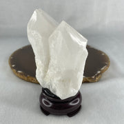 Natural Milky White Quartz Display 338.24g 76.4 by 47.9 by 107.5mm - Huangs Jadeite and Jewelry Pte Ltd