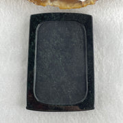 Type A Opaque to Partial Translucent Black Omphacite Jadeite Dragon with pixiu Pendant 45.42g 66.0 by 45.5 by 9.2mm - Huangs Jadeite and Jewelry Pte Ltd