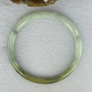 Type A Light Green and Spicy Green and Yellow Jadeite Bangle 20.99g Internal Diameter 58.9mm 6.3 by 6.6mm (Very Slight Internal Line) - Huangs Jadeite and Jewelry Pte Ltd