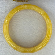 Yellow Quartzite Jade Bangle 天山玉手镯 Internal Diameter 62.6mm 74.70g 18.1 by 8.8mm - Huangs Jadeite and Jewelry Pte Ltd