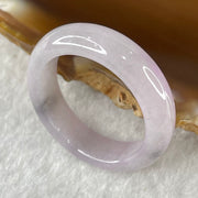 Type A Lavender with Wuji Grey Patches Jadeite Ring 3.95g 5.7 by 3.6mm US9.2/HK 20.5 (Very Slight Internal Line) - Huangs Jadeite and Jewelry Pte Ltd