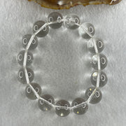 Natural Clear Quartz Beads Bracelet 60.89g 16.5cm 14.5mm 15 Beads - Huangs Jadeite and Jewelry Pte Ltd