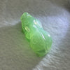 Type A Semi Blueish Green Jadeite Pixiu Charm/Pendent A货蓝水翡翠牌 16.23g 36.9 by 18.2 by 14.0mm - Huangs Jadeite and Jewelry Pte Ltd