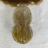 Natural Copper Rutilated Quartz Pixiu 貔貅 Display 234.65g by 79.5 by 43.0 by 42.5mm - Huangs Jadeite and Jewelry Pte Ltd