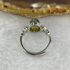 High Grade Natural Labradorite in 925 Sliver Ring (Adjustable Size) 1.99g 11.4 by 7.5 by 4.8mm - Huangs Jadeite and Jewelry Pte Ltd