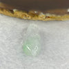 Type A Jelly Light Lavender Green Jadeite Pixiu Pendent A货浅紫绿色翡翠貔貅牌 5.74g 24.0 by 12.6 by 9.4 mm - Huangs Jadeite and Jewelry Pte Ltd
