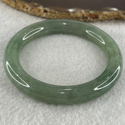Type A Green Jadeite Bangle 55.99g Internal Diameter 55.2mm 10.2 by 10.3mm (Close to Perfect) - Huangs Jadeite and Jewelry Pte Ltd