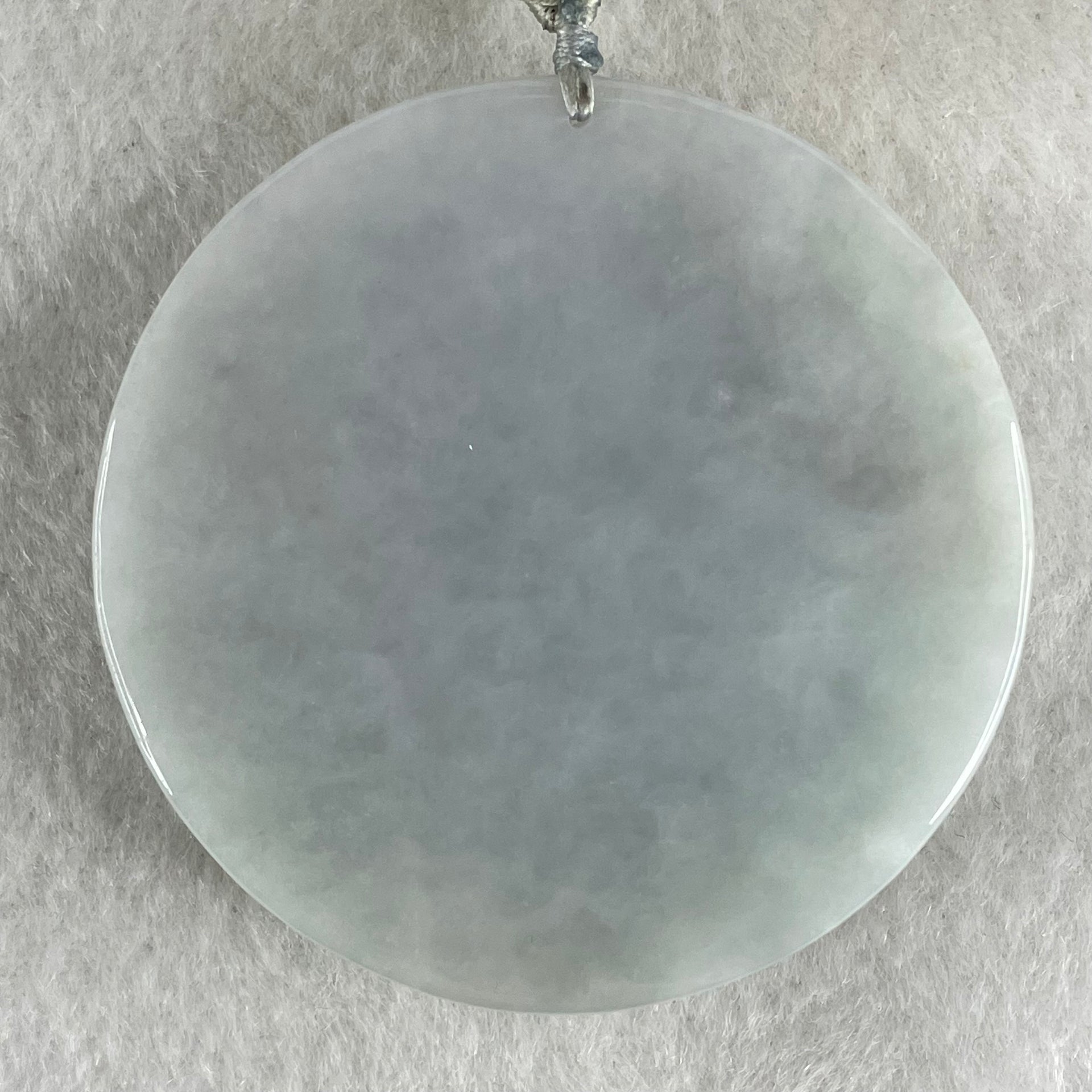 Type A Faint Green Lavender Jadeite Monkey God Sun Wu Kong  Pendant 73.39g 54.8 by 12.7mm - Huangs Jadeite and Jewelry Pte Ltd