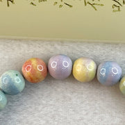 Natural Rainbow Gobi Agate Beads Bracelet 15.07g 15cm 7.9mm 23 Beads - Huangs Jadeite and Jewelry Pte Ltd