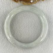 Type A Natural Light Green Jadeite Bangle 62.13g Inner Diameter 57.8mm 11.0 by 10.7mm (Very Very Slight Internal Lines) - Huangs Jadeite and Jewelry Pte Ltd