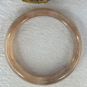 Transparent Pink with Purple and Orange Quartzite Jade Bangle 天山玉手镯 62.0mm 62.98 by 15.5 by 8.8mm - Huangs Jadeite and Jewelry Pte Ltd