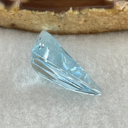 Natural Sky Blue Topaz Trillion Shape 10.32ct 21.3 by 12.4 by 7.9mm - Huangs Jadeite and Jewelry Pte Ltd