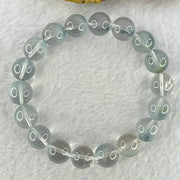 Good Grade Natural Blue Rutilated Quartz Bracelet 41.28g 18.5cm 12.0mm 18 Beads - Huangs Jadeite and Jewelry Pte Ltd