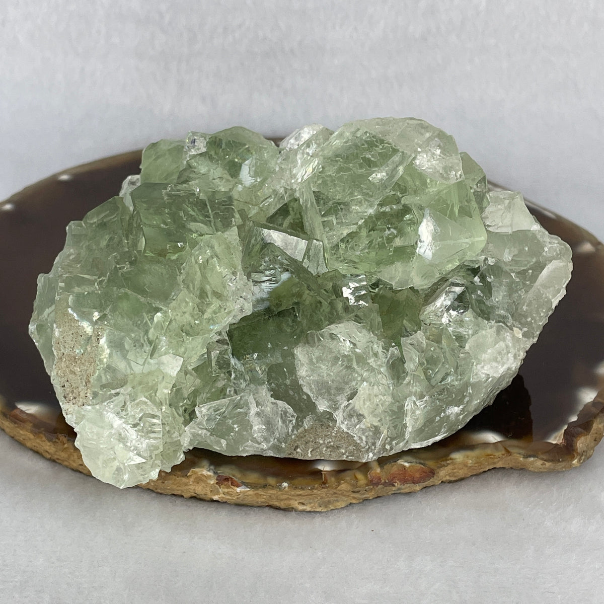 High Grade Natural Green Fluorite Rough Display | Crystal Cluster & Mental Clarity Matrix (567.4g | 104.5x80.0x50.0mm | Synergy, Mind De-Clutter Shield, Focus Amplifier & Feng Shui Tranquility Centerpiece)