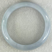 Type A Blue Jadeite Bangle 51.57g Internal Diameter 50.9mm 13.5 by 8.1mm (Close to Perfect) - Huangs Jadeite and Jewelry Pte Ltd