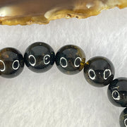 Natural Medicine Amber Beads Bracelet 天然灵草药珀手链 17.08g 17.5cm 12.3mm 17 Beads - Huangs Jadeite and Jewelry Pte Ltd