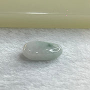 Type A Lavender and Green Piao Hua Jadeite Mini Tear Drop Pendant 1.36g 15.21 by 8.7 by 4.6mm - Huangs Jadeite and Jewelry Pte Ltd