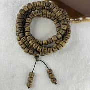 Natural Wild Vietnam Lu Qi Nan Agarwood Beads Necklace 32.00g 50cm 8.9mm 108 + 6 Beads - Huangs Jadeite and Jewelry Pte Ltd