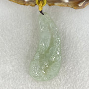 Type A Jelly Light Green Jadeite Buddha and Good Vs Evil Pendant 31.00g 61.2 by 27.0 by 11.4mm - Huangs Jadeite and Jewelry Pte Ltd