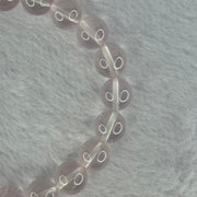 Natural Rose Quartz Beads Bracelet 天然玫瑰石英珠手链 29.34g 17.5cm 10.3mm 20 Beads - Huangs Jadeite and Jewelry Pte Ltd