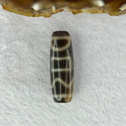 Natural Powerful Tibetan Old Oily Agate Sky Door Serenity 1 Eye Dzi Bead Heavenly Master (Tian Zhu) 一眼天诛 10.00g 37.9 by 17.8mm - Huangs Jadeite and Jewelry Pte Ltd