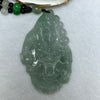 Type A Lavender Green Jadeite Dragon Pendent 47.71g 66.7 by 40.8 by 11.2mm - Huangs Jadeite and Jewelry Pte Ltd
