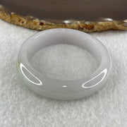 Type A Natural Jelly Lavender Light Green Jadeite Oval Bangle 41.51g Inner Diameter 52.7mm 11.8 by 7.4mm (Very Slight Internal Lines) - Huangs Jadeite and Jewelry Pte Ltd