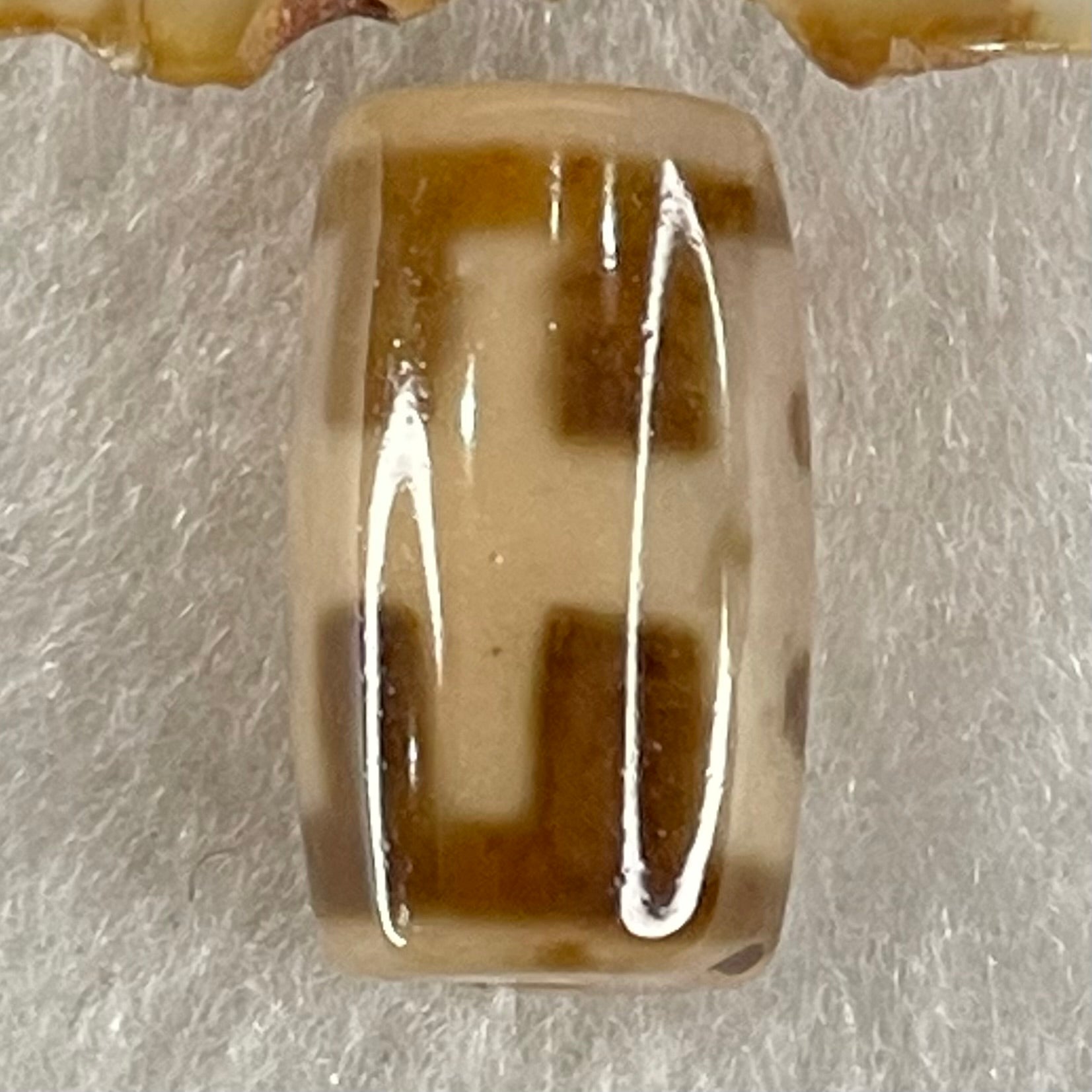 Natural Powerful Tibetan Old Oily Agate Patina Guiren Tairen Human Dzi Bead Totem Amulet Heavenly Master (Tian Zhu) 贵人天诛 4.63g 19.5 by 11.7mm - Huangs Jadeite and Jewelry Pte Ltd