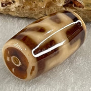Natural Powerful Tibetan Old Oily Agate Patina Guiren Tairen Human Dzi Bead Totem Amulet Heavenly Master (Tian Zhu) 贵人天诛 4.70g 19.9 by 11.4mm - Huangs Jadeite and Jewelry Pte Ltd
