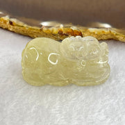 Natural Golden Rutilated Quartz Pixiu Charm 31.44g 43.5 by 22.1 by 19.0mm - Huangs Jadeite and Jewelry Pte Ltd