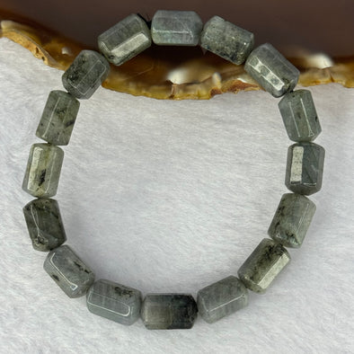 Natural Labradorite Bracelet 21.29g 16cm 12.6 by 7.8mm 16 Lulu Tong - Huangs Jadeite and Jewelry Pte Ltd