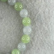 Type A Green and Lavender Jadeite Beads Bracelet 27.26g 16.5cm 9.0mm 22 Beads - Huangs Jadeite and Jewelry Pte Ltd