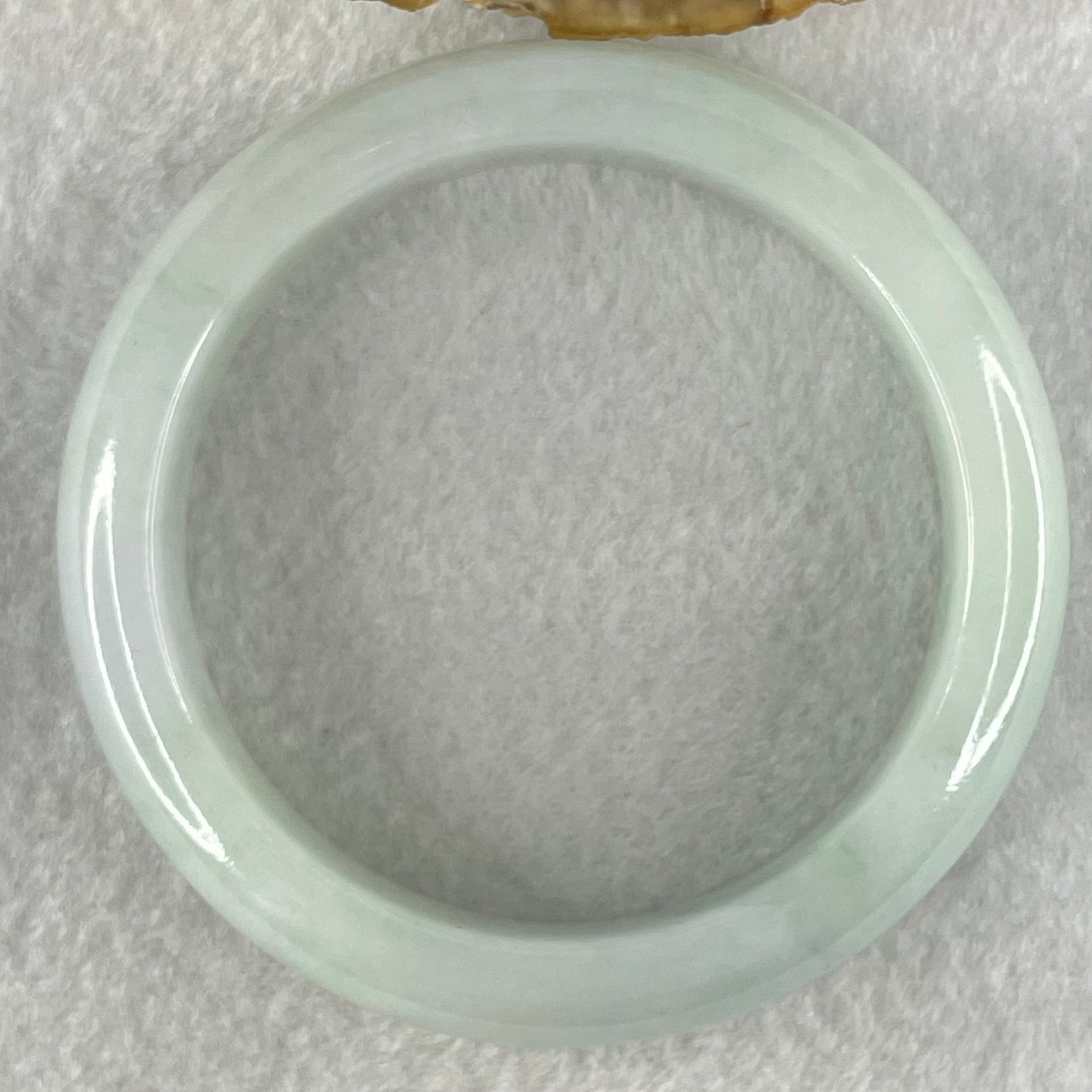 Type A Light Green Faint Lavender Jadeite Bangle 64.46g Internal Diameter 55.5mm 14.3 by 8.6mm (Fine Internal Lines) - Huangs Jadeite and Jewelry Pte Ltd