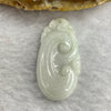 Type A Jelly Green with Faint Green Jadeite Ruyi 如意 44.50g 37.4 by 19.7 by 6.5mm - Huangs Jadeite and Jewelry Pte Ltd