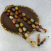 Natural Muti Color Chalcedony Agate Necklace 99.67g 24.4 by 17.1 by 17.0mm - Huangs Jadeite and Jewelry Pte Ltd